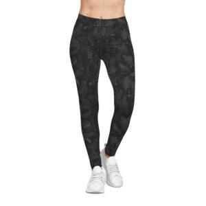Leaf Design Casual Leggings