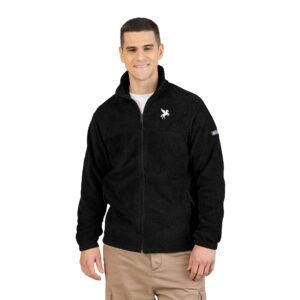 Eagle Black Fleece Jacket — Lightweight Columbia