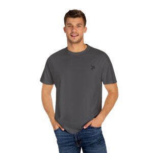 Pegasus Men’s Apex Tee — Black & Graphite