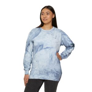 Color Burst Tie-Dye Crewneck — Relaxed Sweatshirt
