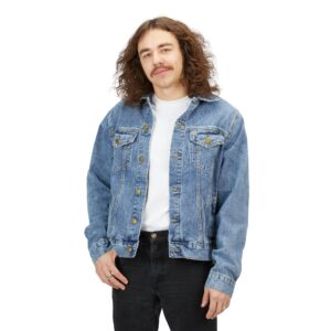 Men’s Gratitude Denim Jacket — Light Blue
