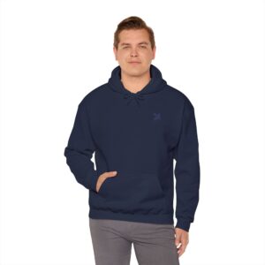 Essence Hoodie — Navy Minimal Fleece