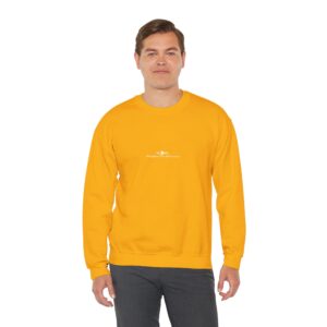 Discipline Over Motivation Crewneck — Gold Pegasus